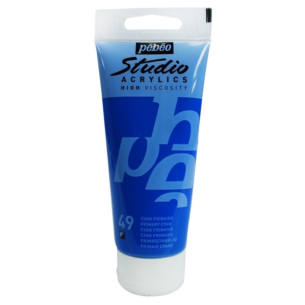 ACRY STUDIO 100ML 49 CYAN PRIMAIRE OPAQUE