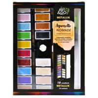 ART & GO Palette Aquarelle Accordéon - 18 