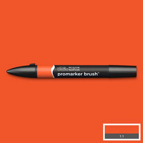 W&N BRUSHMARKER ORANGE BRILLANT